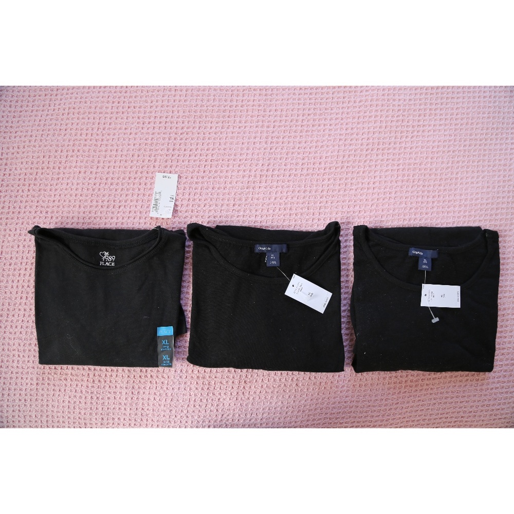 Bundle: Black Long-sleeved tees